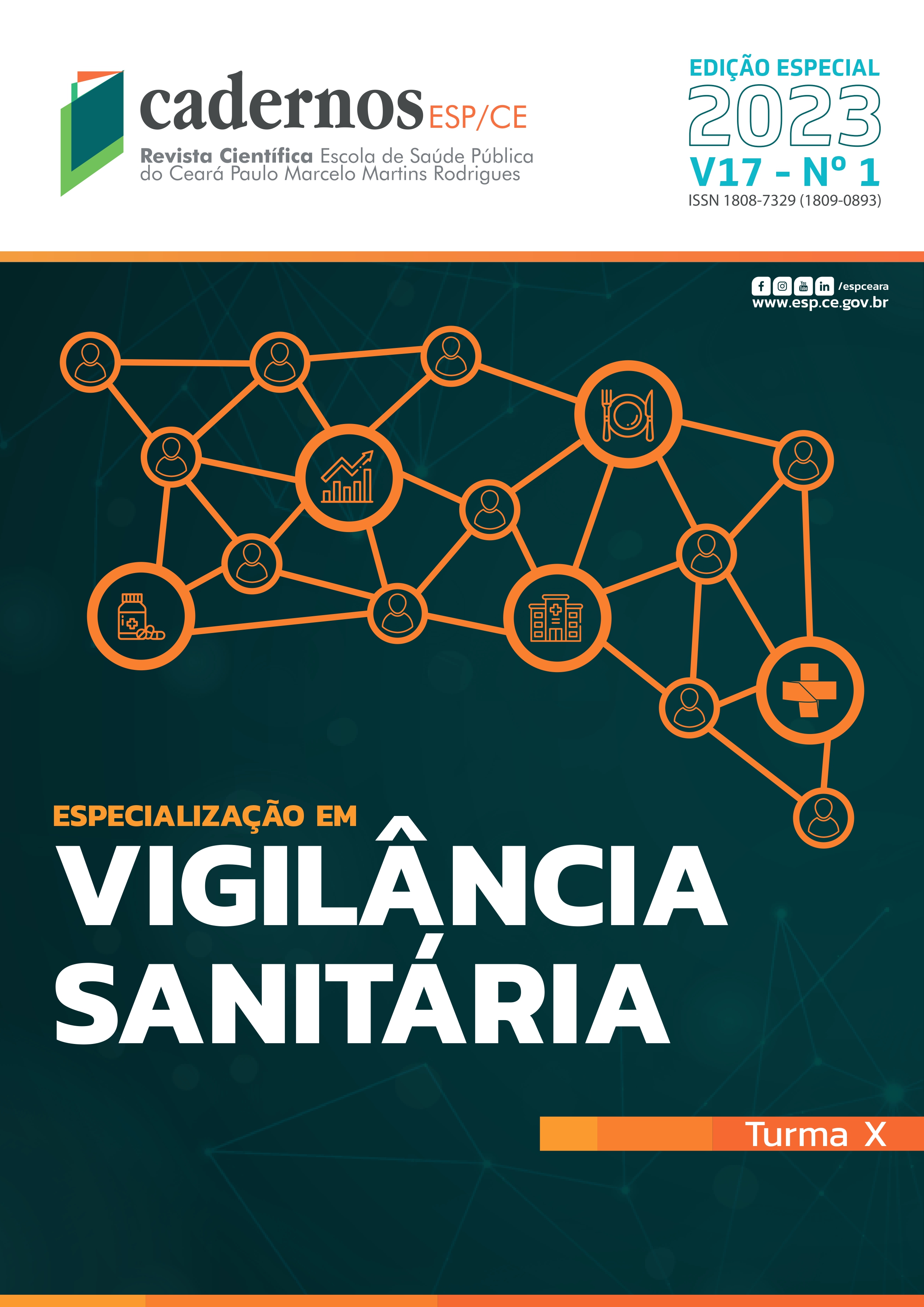                    Visualizar v. 17 n. 1 (2023): Suplemento I - Edição Especial: Especialização em Vigilância Sanitária
                